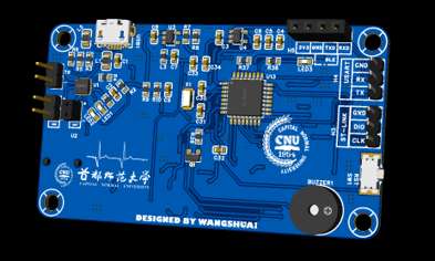 基于 STM32 的智能可穿戴心电分析系统展示图